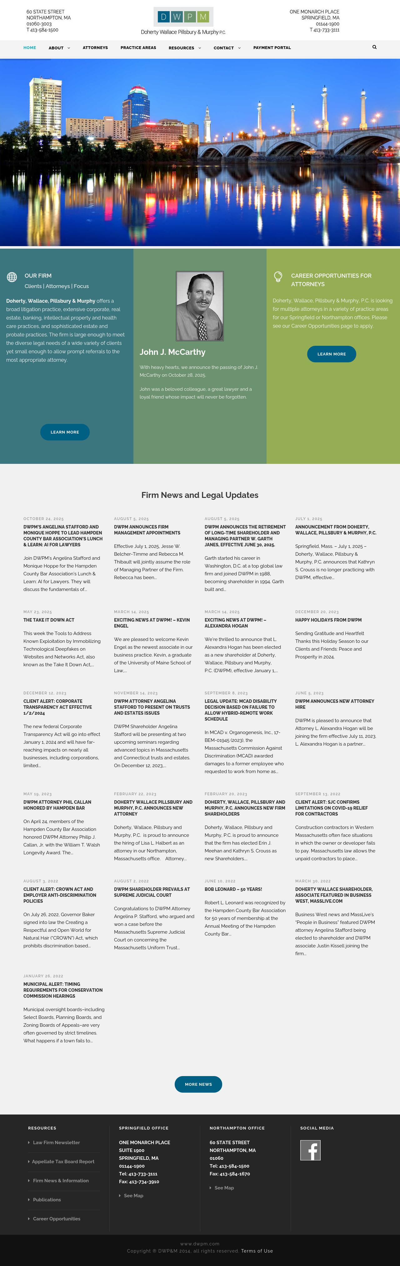 Doherty, Wallace, Pillsbury & Murphy PC - Springfield MA Lawyers