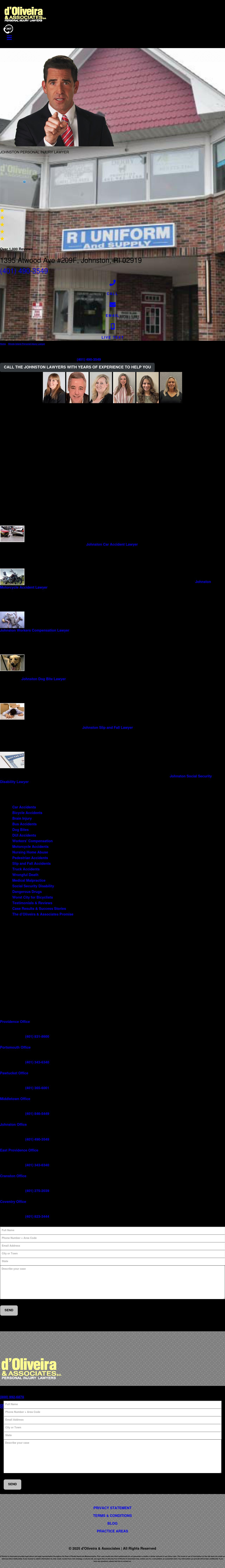 d'Oliveira & Associates - Johnston RI Lawyers