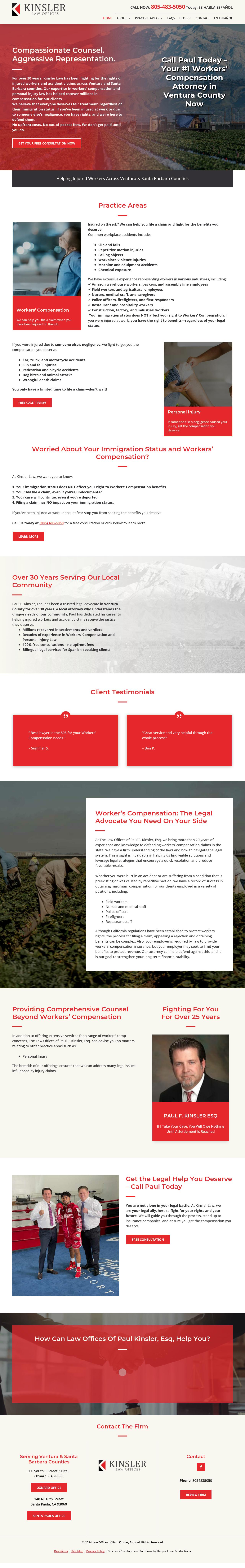 Law Offices of Paul F. Kinsler - Santa Paula CA Lawyers