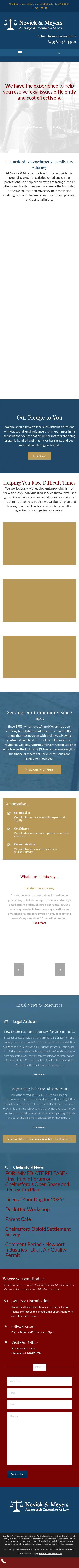 Novick & Meyers - Chelmsford MA Lawyers