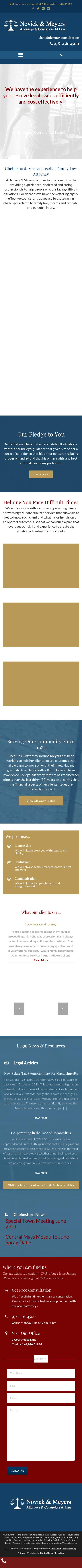 Novick & Meyers - Westford MA Lawyers