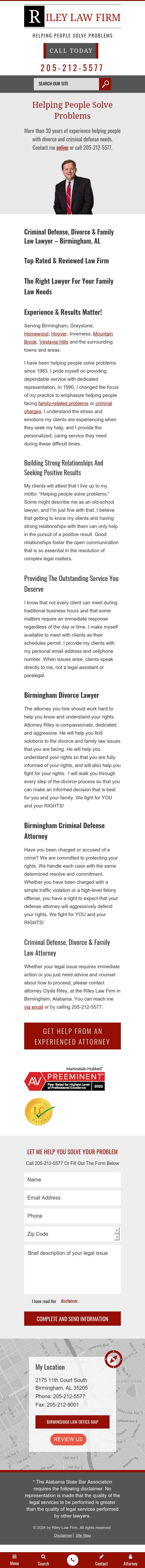 Riley Law Firm - Birmingham AL Lawyers