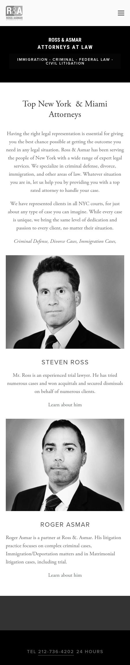 Ross And Asmar Attorneys At Law - New York NY Lawyers