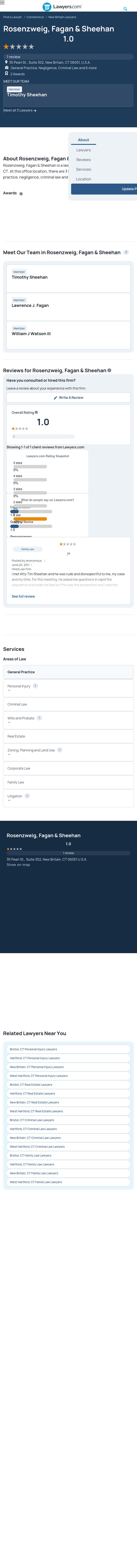 Sheehanwatson & Maluszewski - Hartford CT Lawyers
