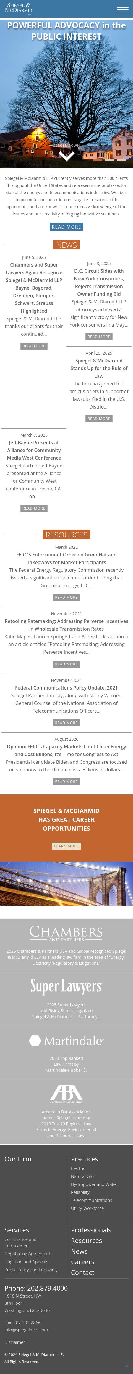 Spiegel & McDiarmid LLP - Washington DC Lawyers