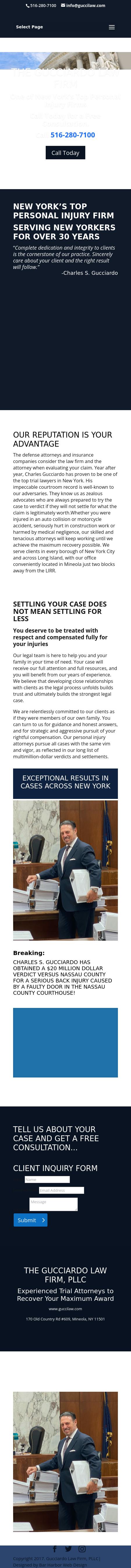 The Gucciardo Law Firm, PLLC - Mineola NY Lawyers