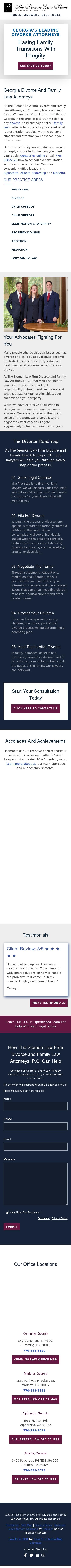 The Siemon Law Firm - Alpharetta GA Lawyers