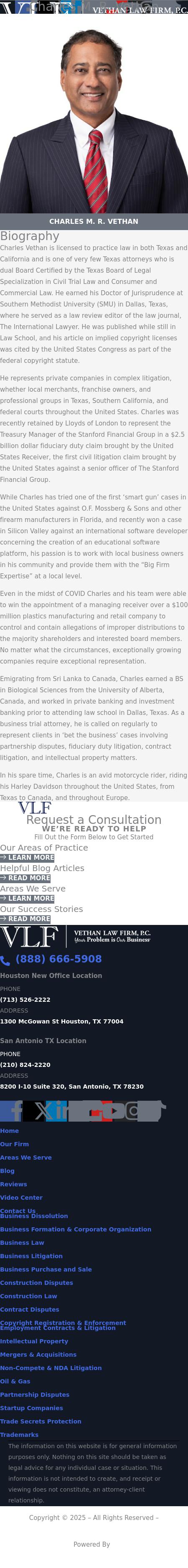 The Vethan Law Firm, P.C. - Houston TX Lawyers