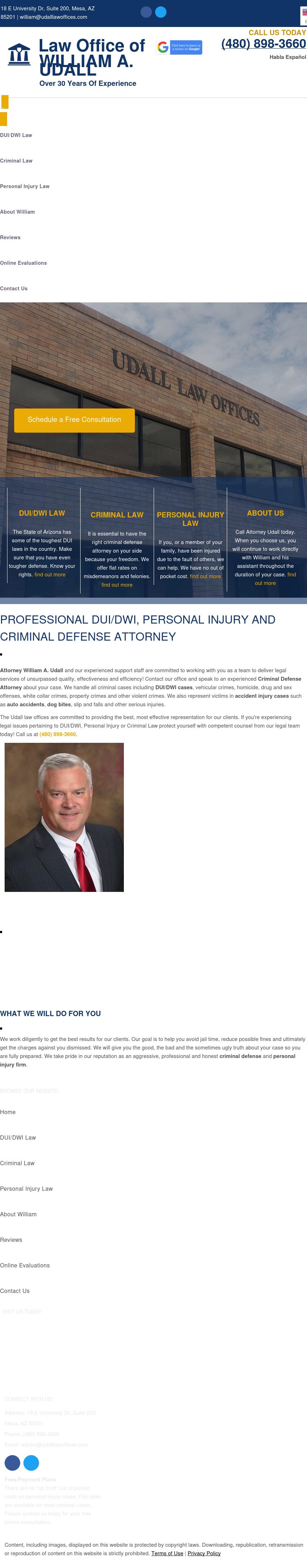 Udall Law Offices PLC - Mesa AZ Lawyers