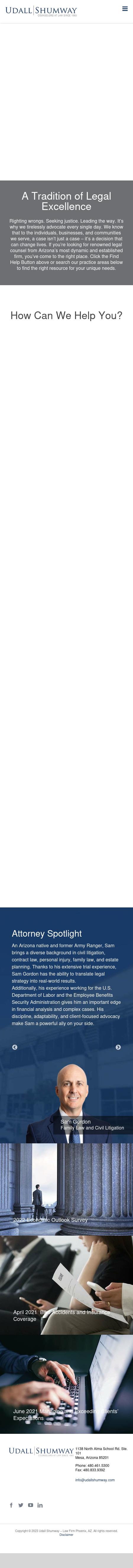 Udall Shumway PLC - Yuma AZ Lawyers