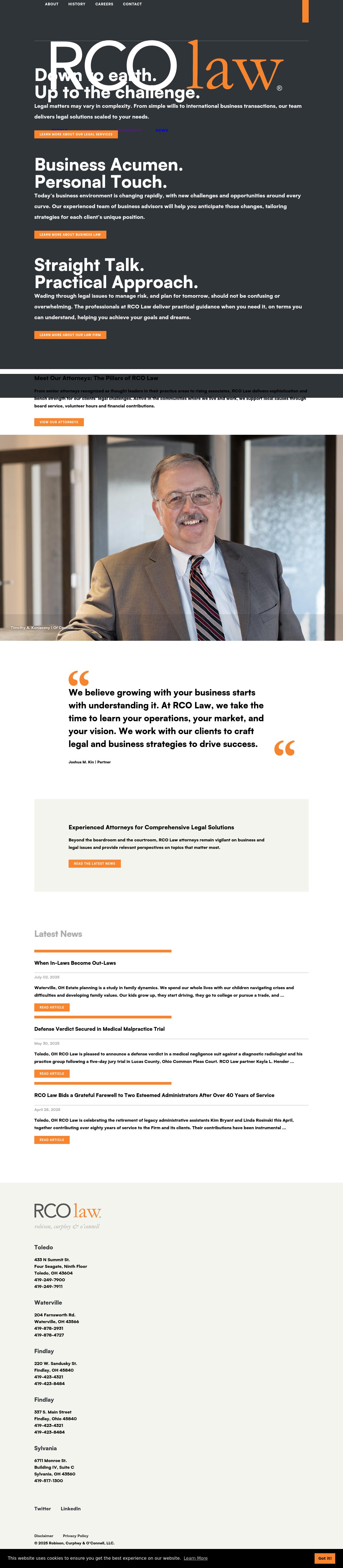 Robison, Curphey & O'Connell, LLC - Waterville OH Lawyers