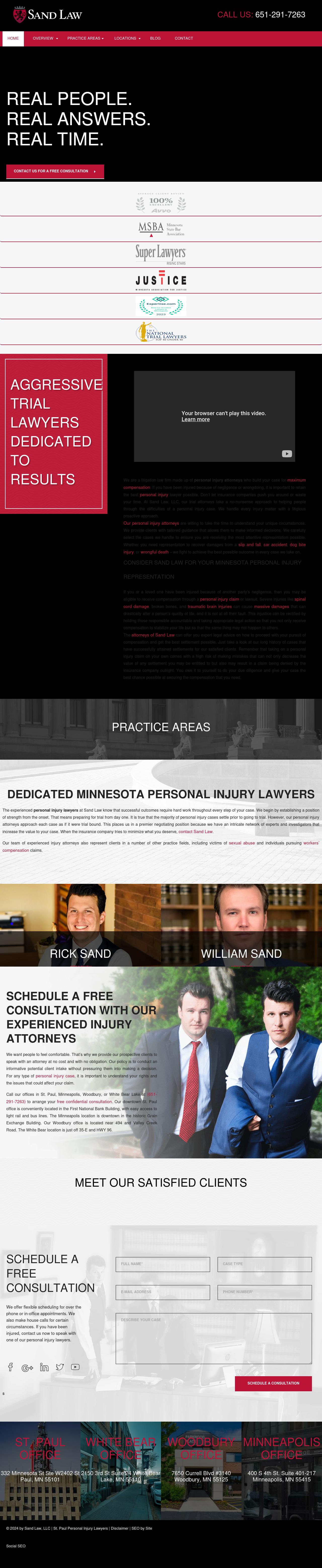 Sand Law, LLC  - Saint Paul MN Lawyers