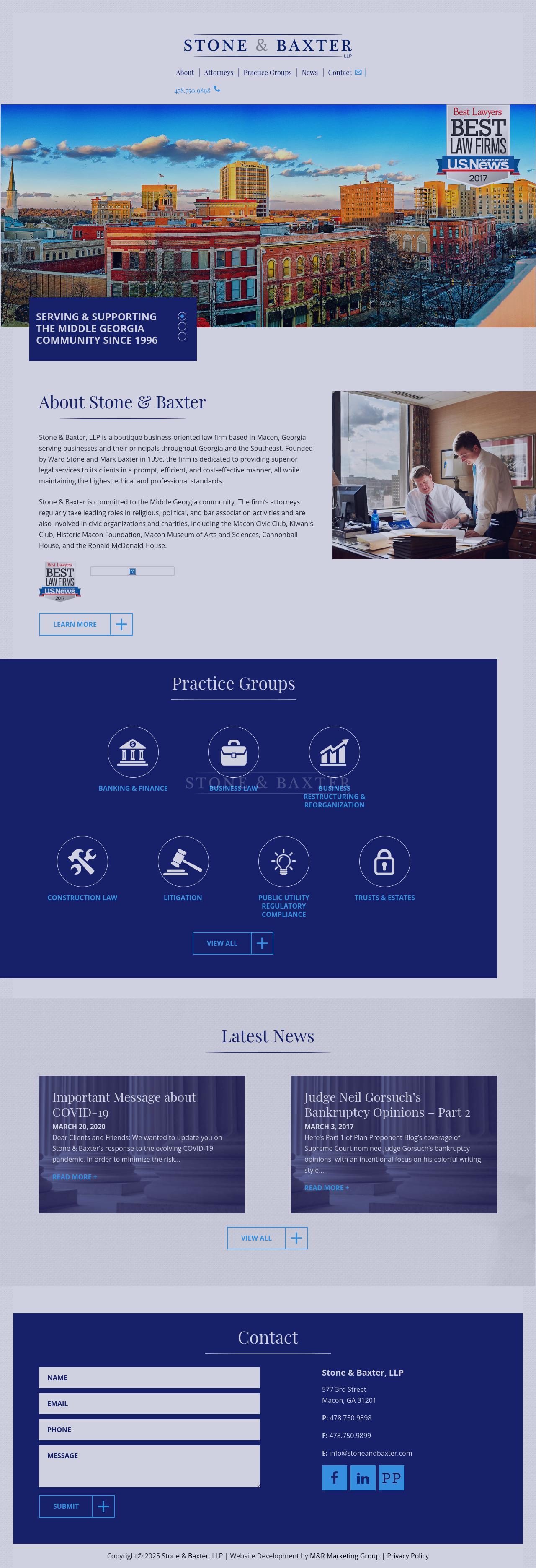 Stone & Baxter LLP - Macon GA Lawyers