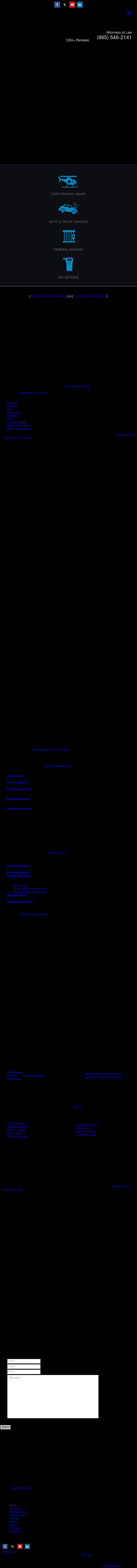 Banks & Jones, Attorneys at Law - Knoxville TN Lawyers