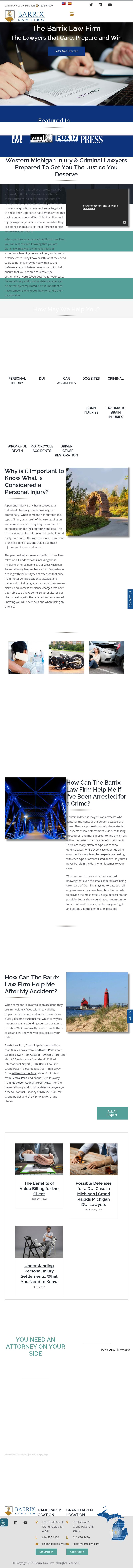 Barrix Law Firm - Grand Haven MI Lawyers
