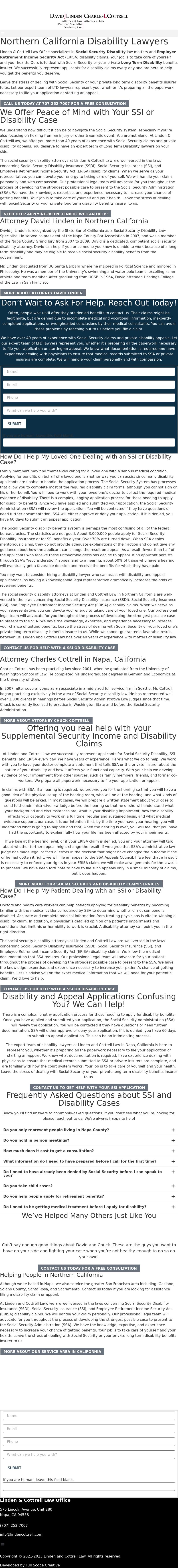 David J. Linden - Napa CA Lawyers