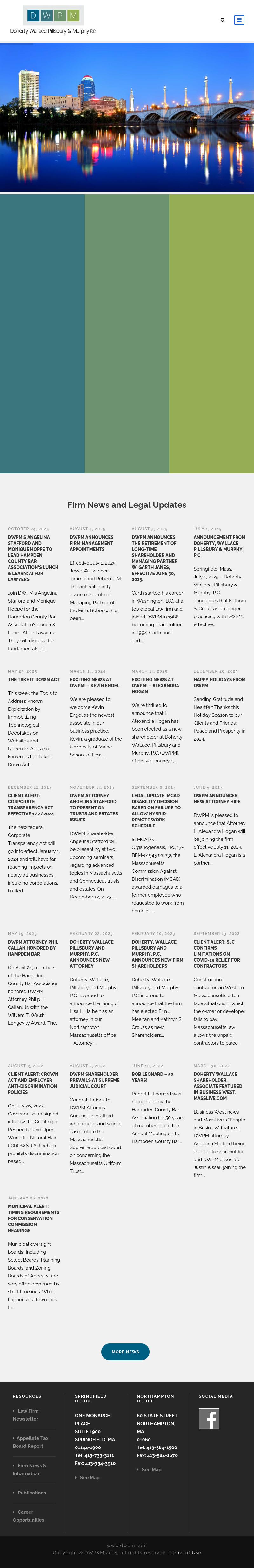 Doherty, Wallace, Pillsbury & Murphy PC - Springfield MA Lawyers