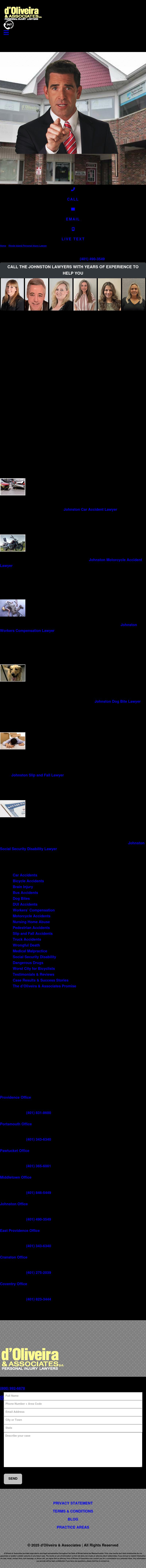 d'Oliveira & Associates - Johnston RI Lawyers