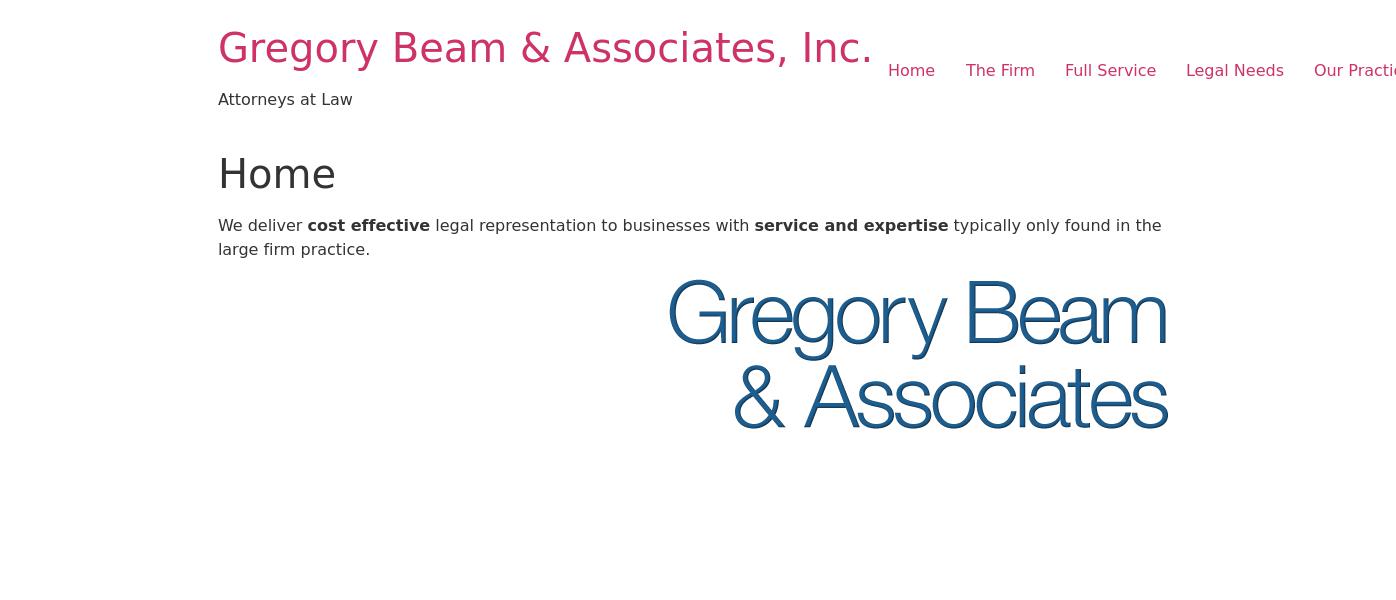 Gregory Beam & Associates, Inc. - Laguna Hills CA Lawyers