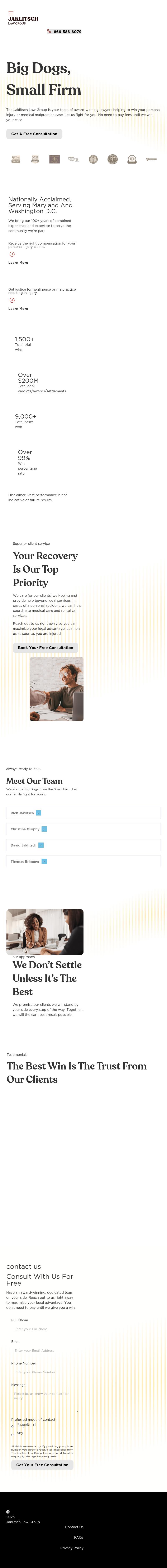 Jaklitsch Law Group - Upper Marlboro MD Lawyers