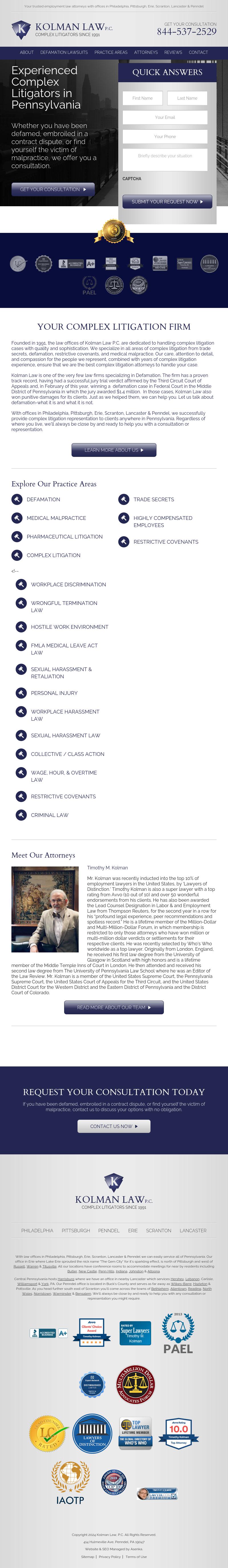 Kolman Ely, P. C. - Philadelphia PA Lawyers