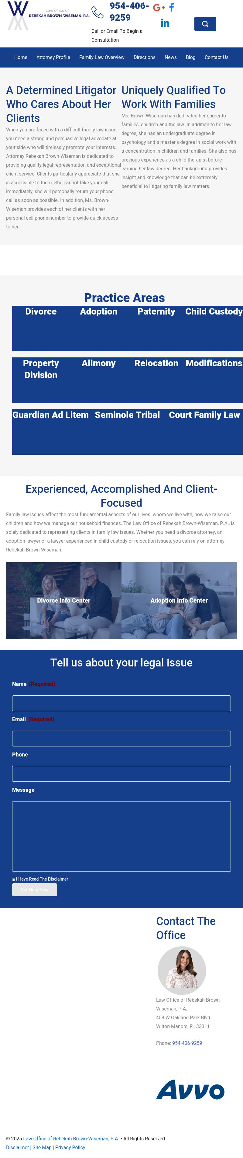 Law Office of Rebekah Brown-Wiseman, P.A. - Fort Lauderdale FL Lawyers