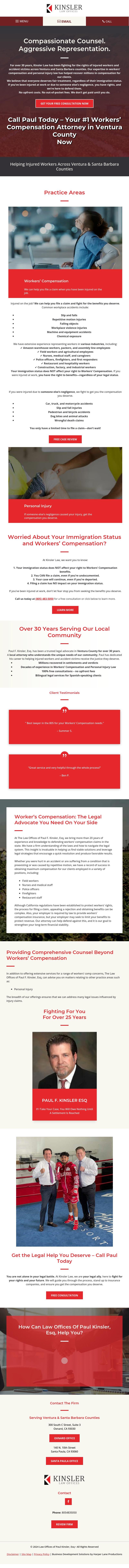 Law Offices of Paul F. Kinsler - Santa Paula CA Lawyers