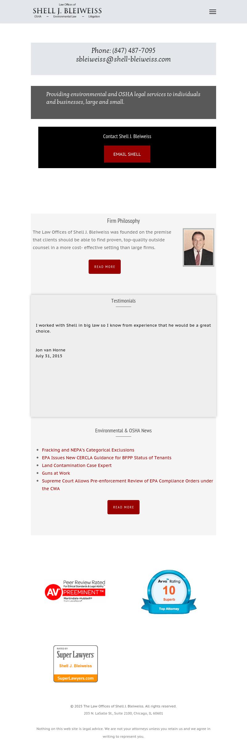 Law Offices of Shell J. Bleiweiss - Barrington IL Lawyers