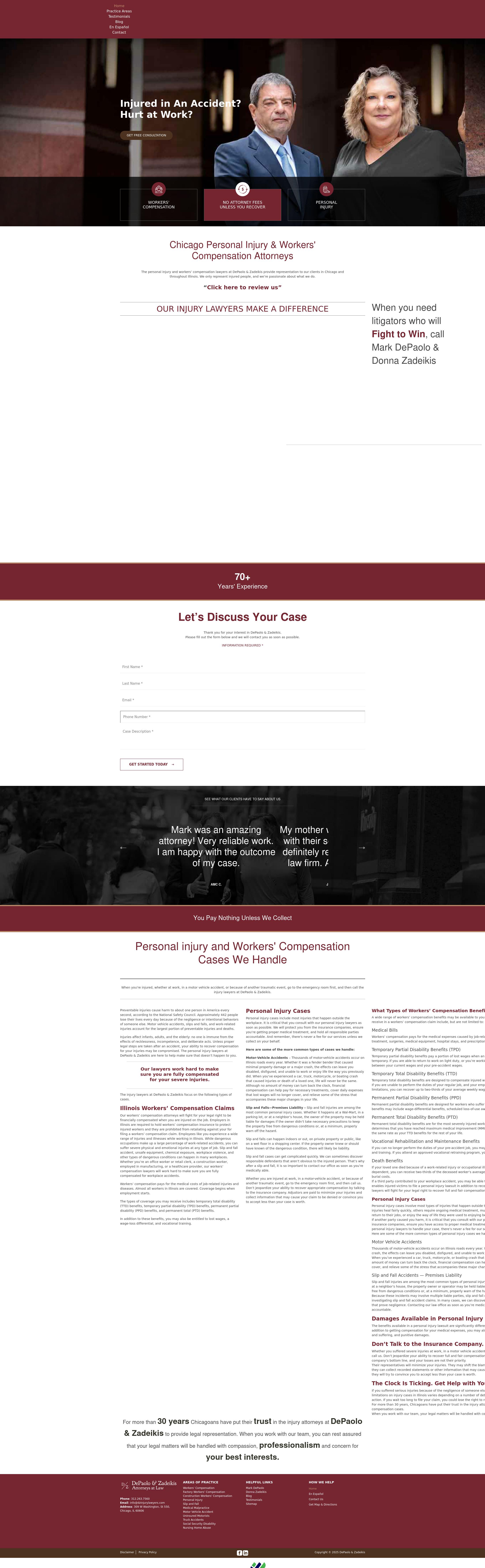 DePaolo & Zadeikis - Chicago IL Lawyers