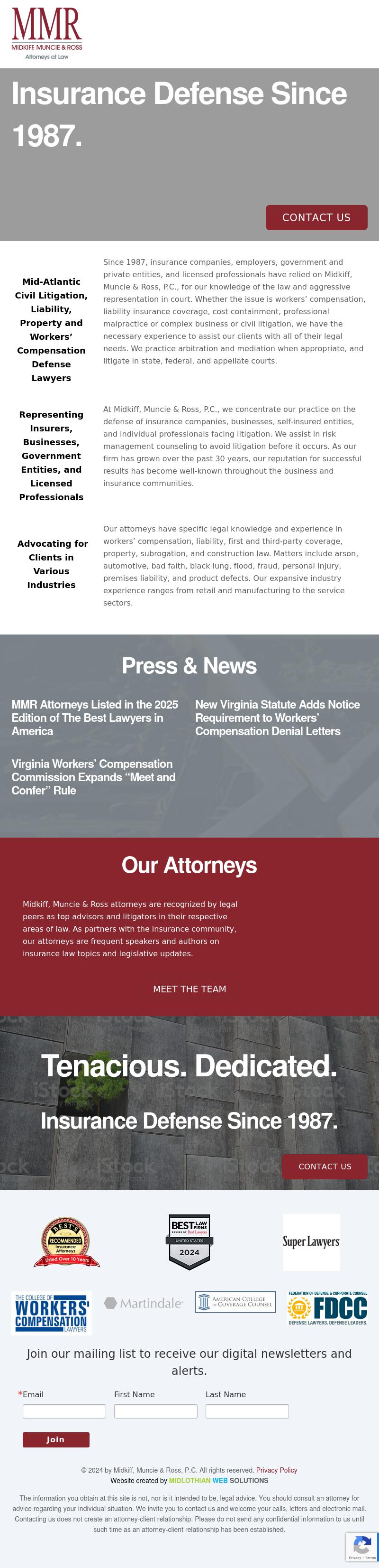 Midkiff, Muncie & Ross, P.C. - Roanoke VA Lawyers