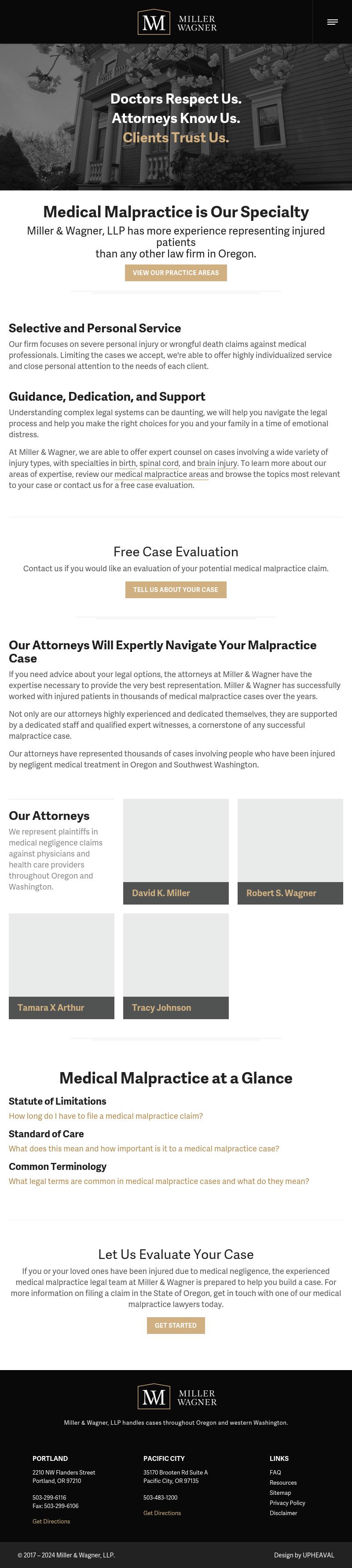 Miller & Wagner, LLP - Portland OR Lawyers