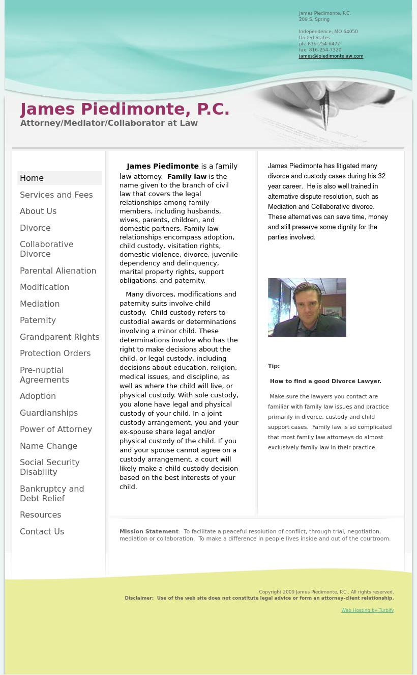 Piedimonte, James R - Independence MO Lawyers