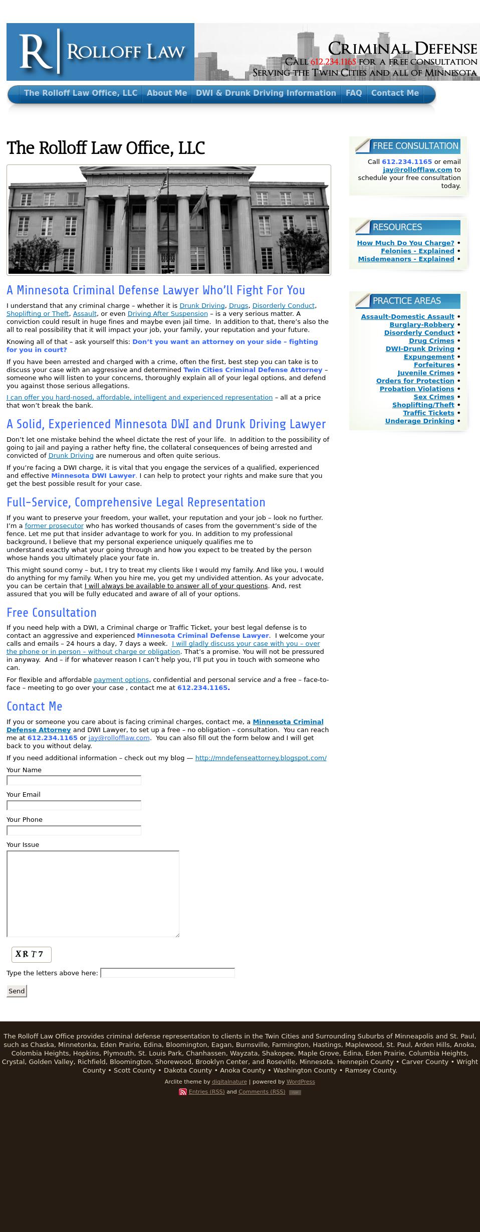 Rolloff Law Office - Minneapolis MN Lawyers