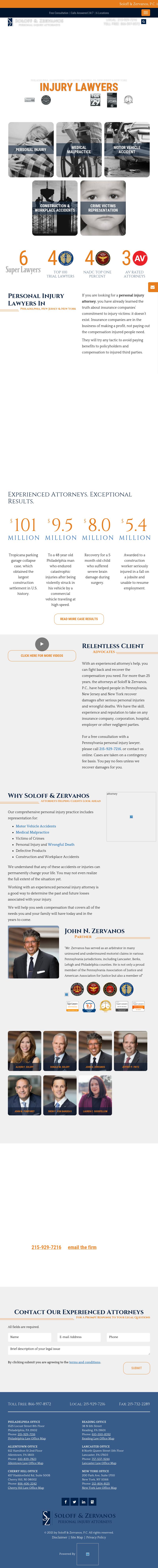 Soloff & Zervanos, P.C. - Philadelphia PA Lawyers