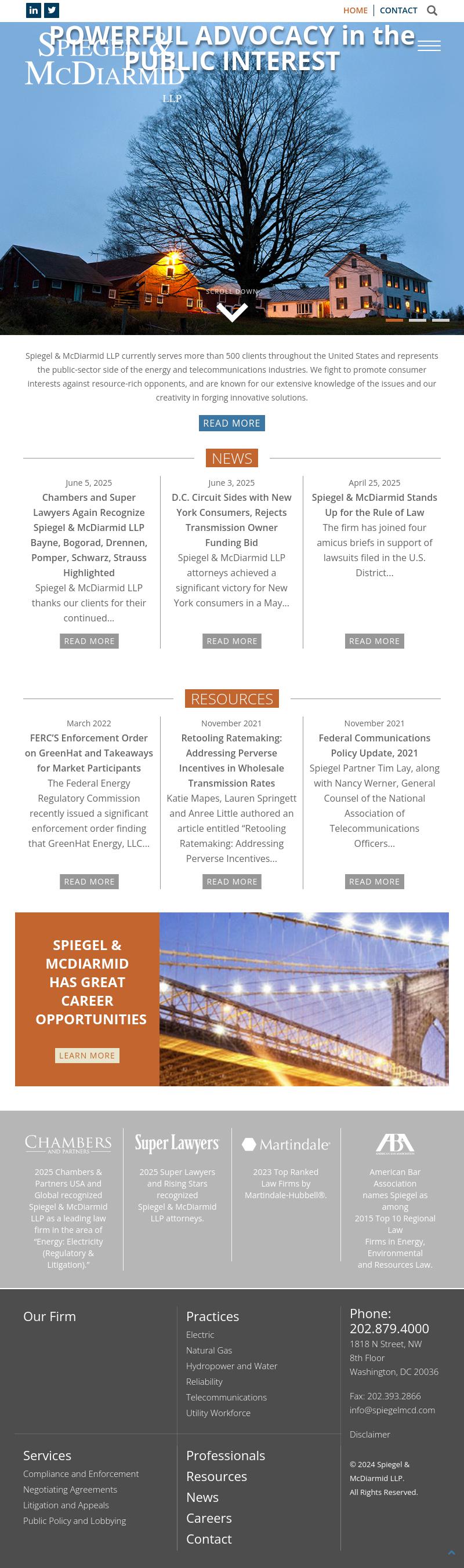 Spiegel & McDiarmid LLP - Washington DC Lawyers