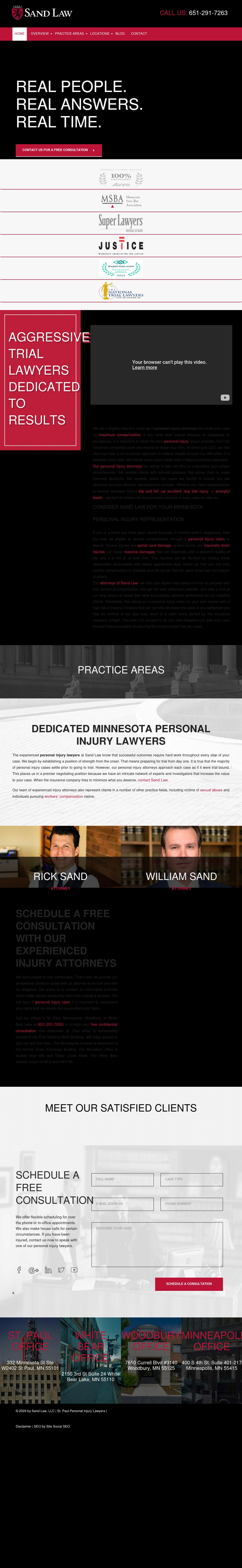 Sand Law, LLC  - Saint Paul MN Lawyers