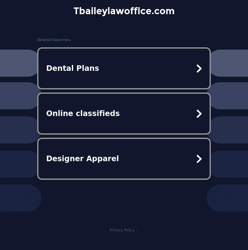 T. Bailey Law Office - Memphis TN Lawyers