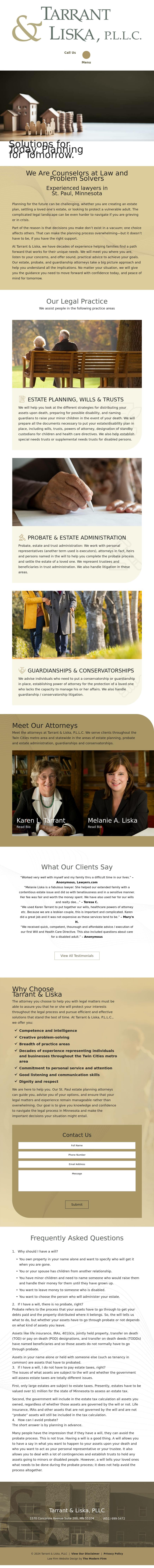 Tarrant & Liska, PLLC - St Paul MN Lawyers