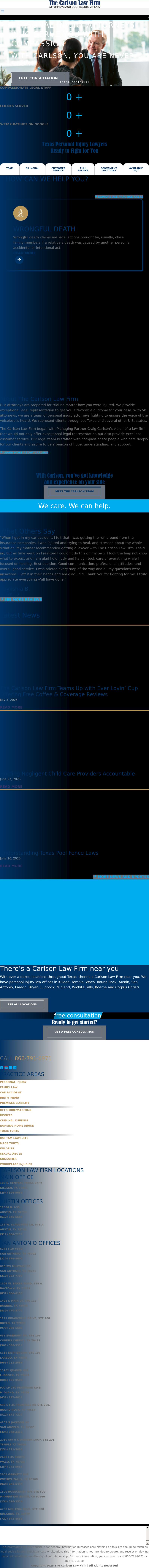 The Carlson Law Firm - Bryan TX Lawyers
