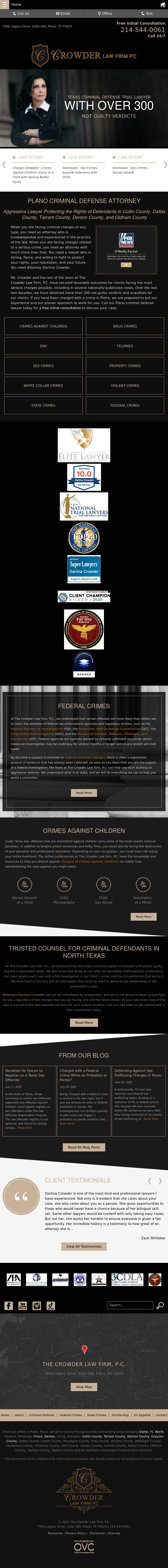The Crowder Law Firm, P.C - Plano TX Lawyers