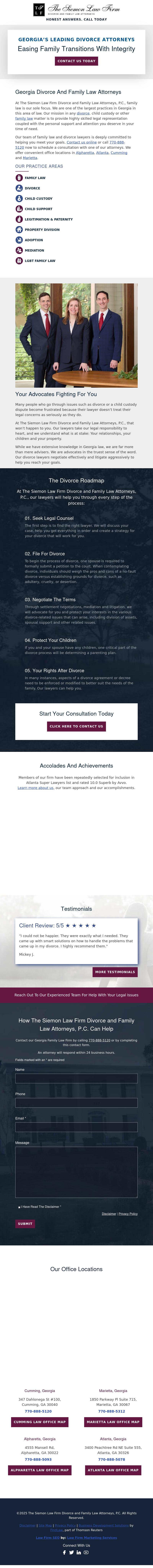 The Siemon Law Firm - Atlanta GA Lawyers