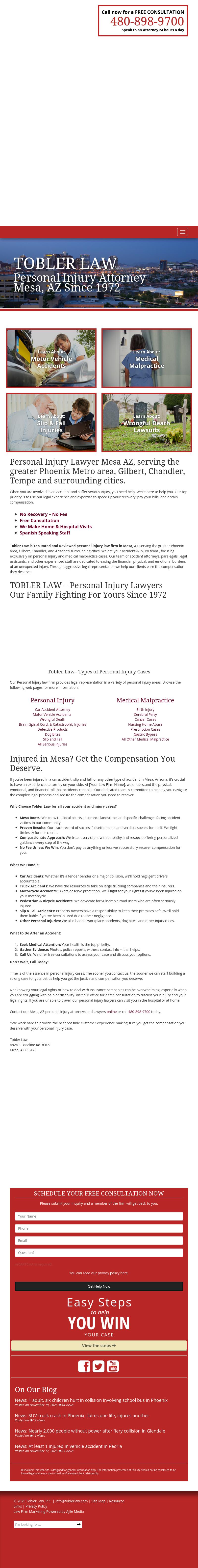 Tobler Law - Mesa AZ Lawyers