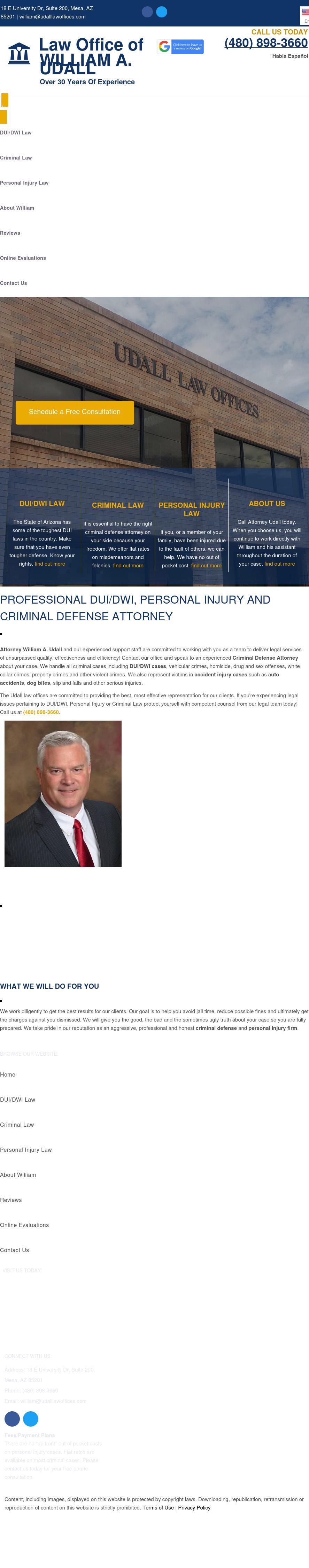 Udall Law Offices PLC - Mesa AZ Lawyers