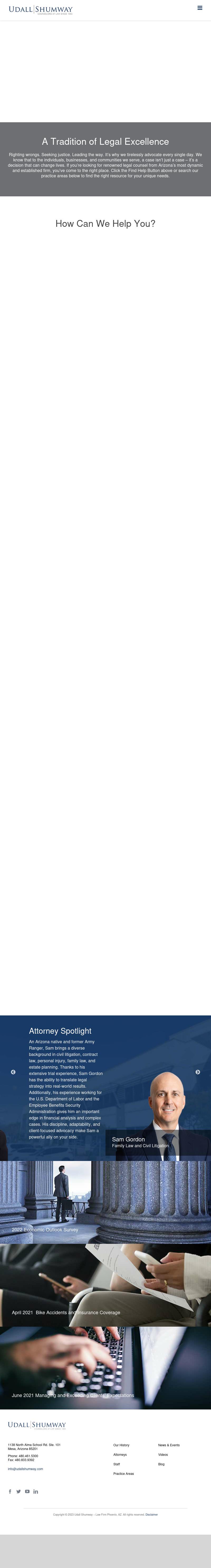 Udall Shumway PLC - Yuma AZ Lawyers