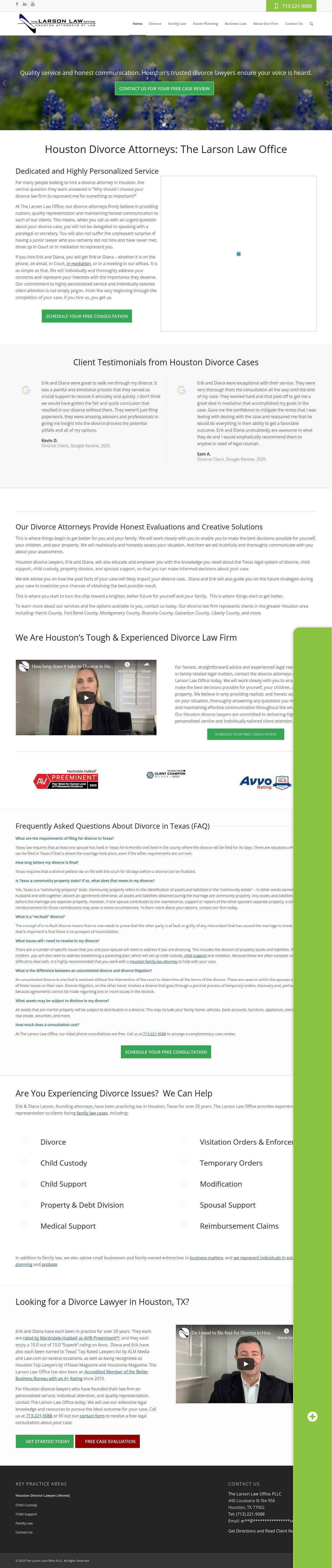 The Larson Law Office PLLC - Houston TX Lawyers