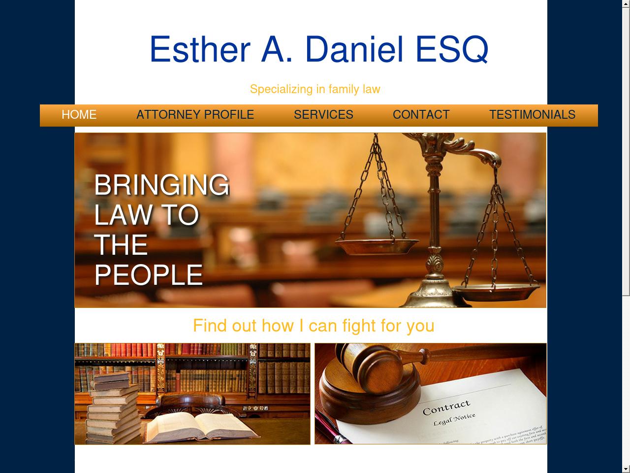 The Law Offices of Esther A. Daniel, LLC - Brick NJ Lawyers