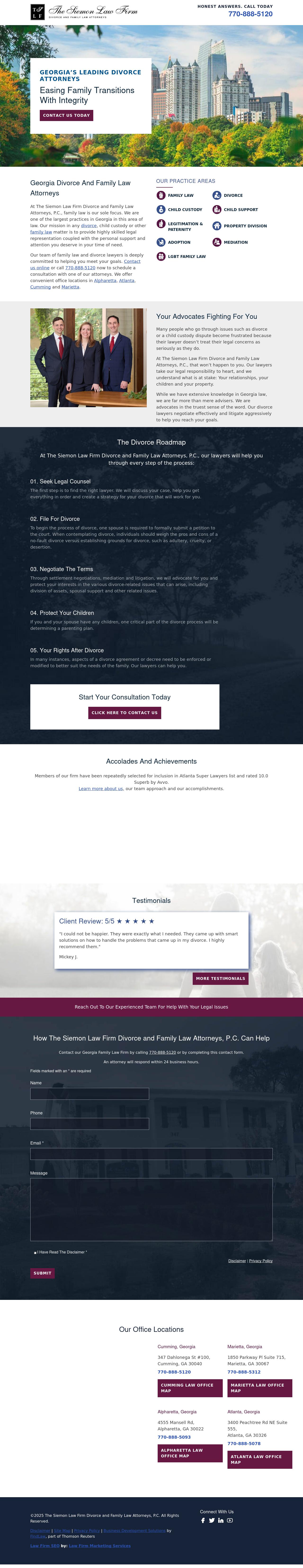 The Siemon Law Firm - Atlanta GA Lawyers