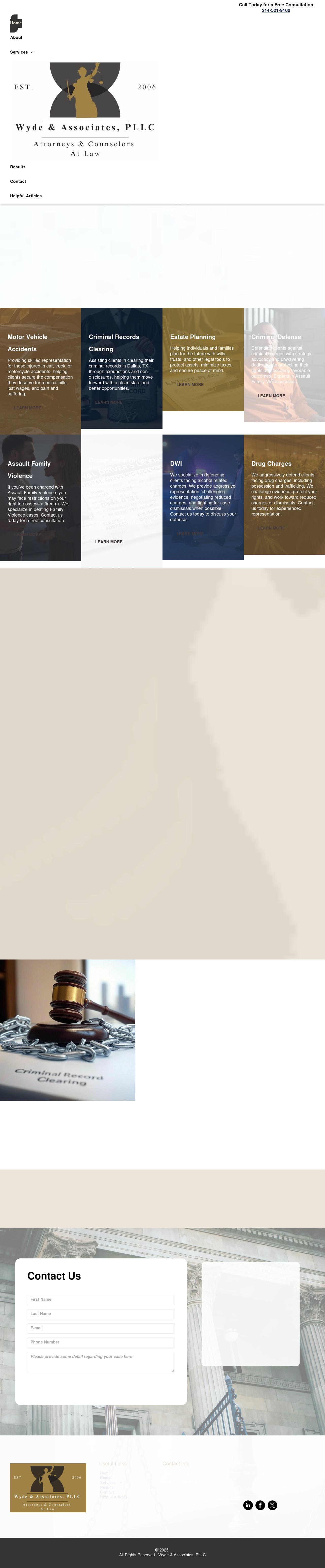 Wyde & Associates - Dallas TX Lawyers